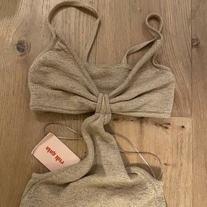 CULT GAIA Serita Cut-Out Knit Maxi Dress